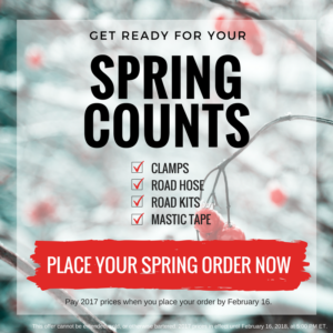 Get ready for your spring counts. Place your order by February 16, 2018, and pay 2017 prices.